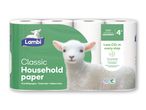 4 ruller Lambis Classic husholdningspapir.