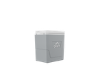 Grey Crivit portable cooler.