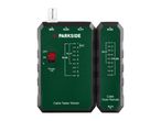 PARKSIDE cable tester master and remote units for BNC, RJ45, and RJ11 connections.