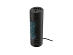 Black tower fan and heater.