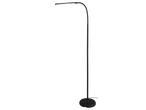 Candeeiro de pé LED LIVARNO com braço curvo preto e base redonda