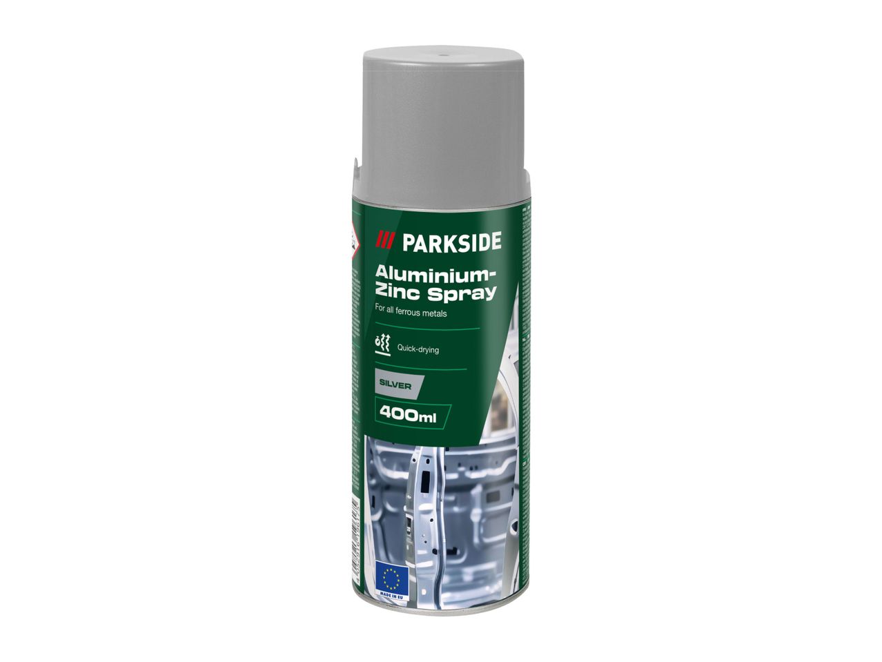 Go to full screen view: Parkside Aluminium-Zinc Spray - Silver - Image 1