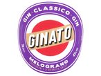 Етикет на джин Ginato Classico Мелограно с вкус на нар и вино Barbera.