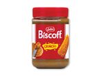 Biscoff Crunch-nøddepaste i glas.