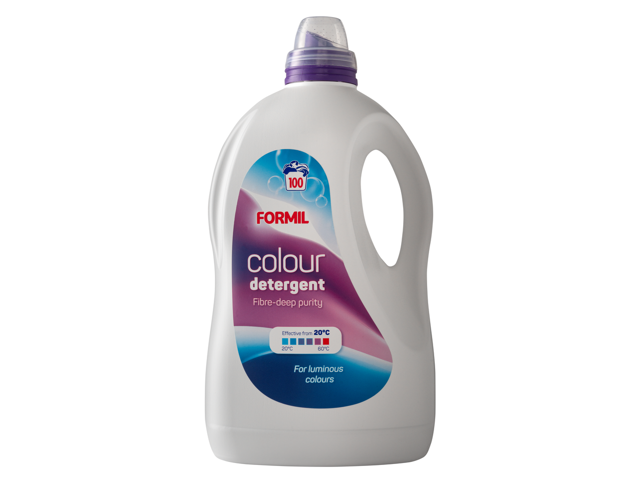 Formil Folyékony mosószer, színes ruhákhoz, mélytisztító hatás, 20°C-tól hatékony