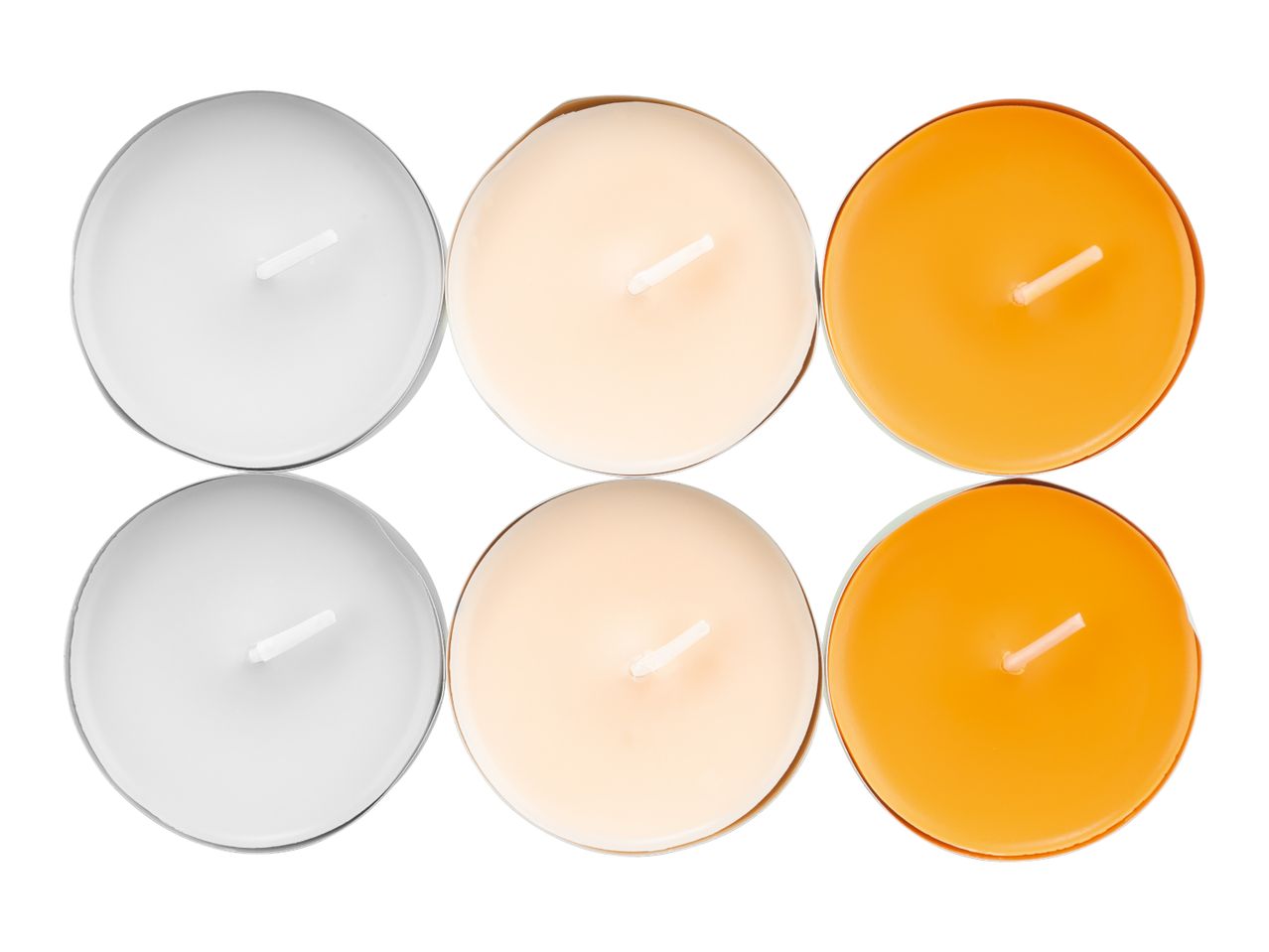 Livarno Home Large Vanilla Scented Tealights - 6 Pack