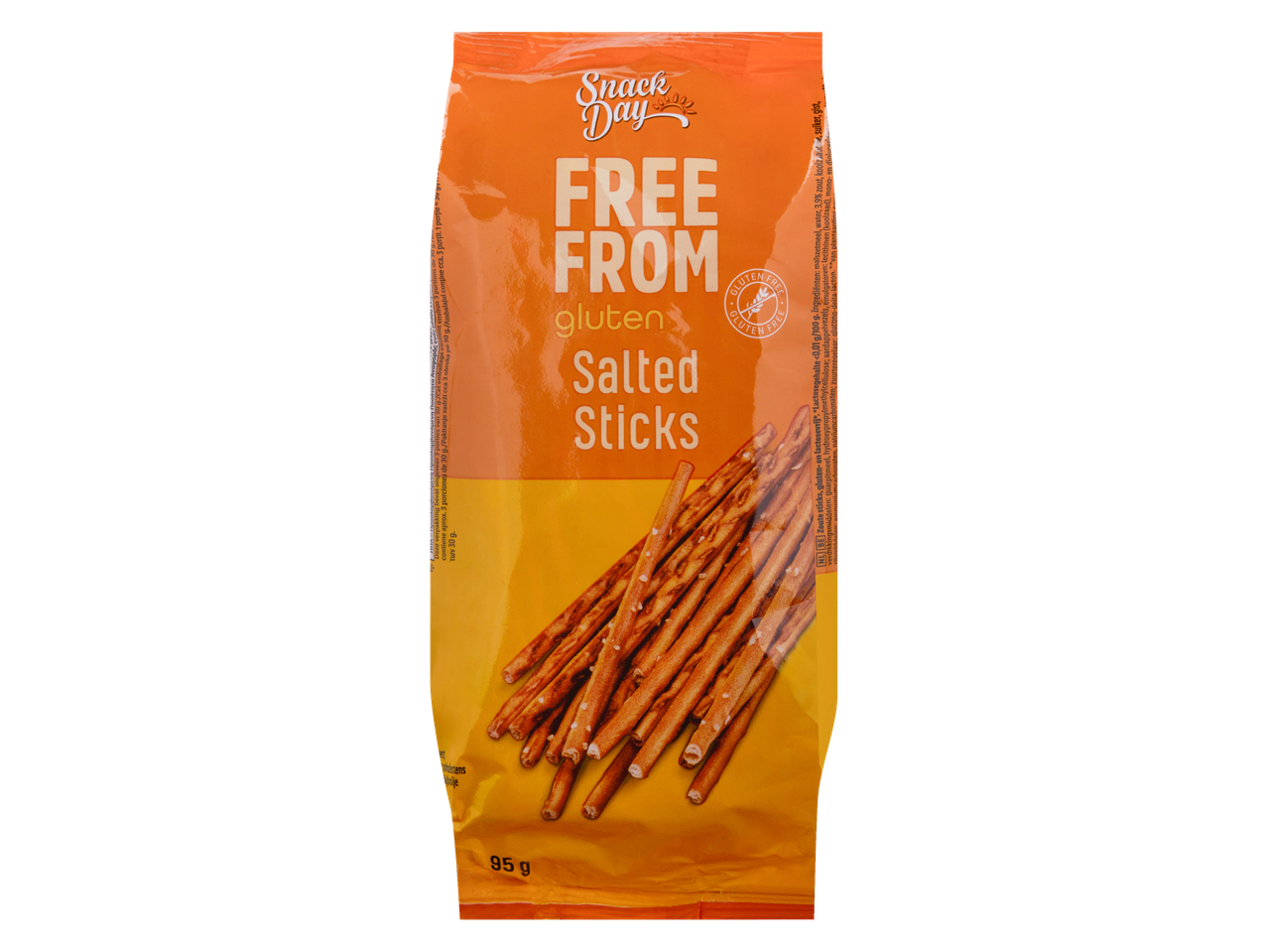 Snack Day glutenvrije gezouten stokbroodjes.