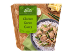 VITASIA caril verde de frango com arroz, vegetais e bambu