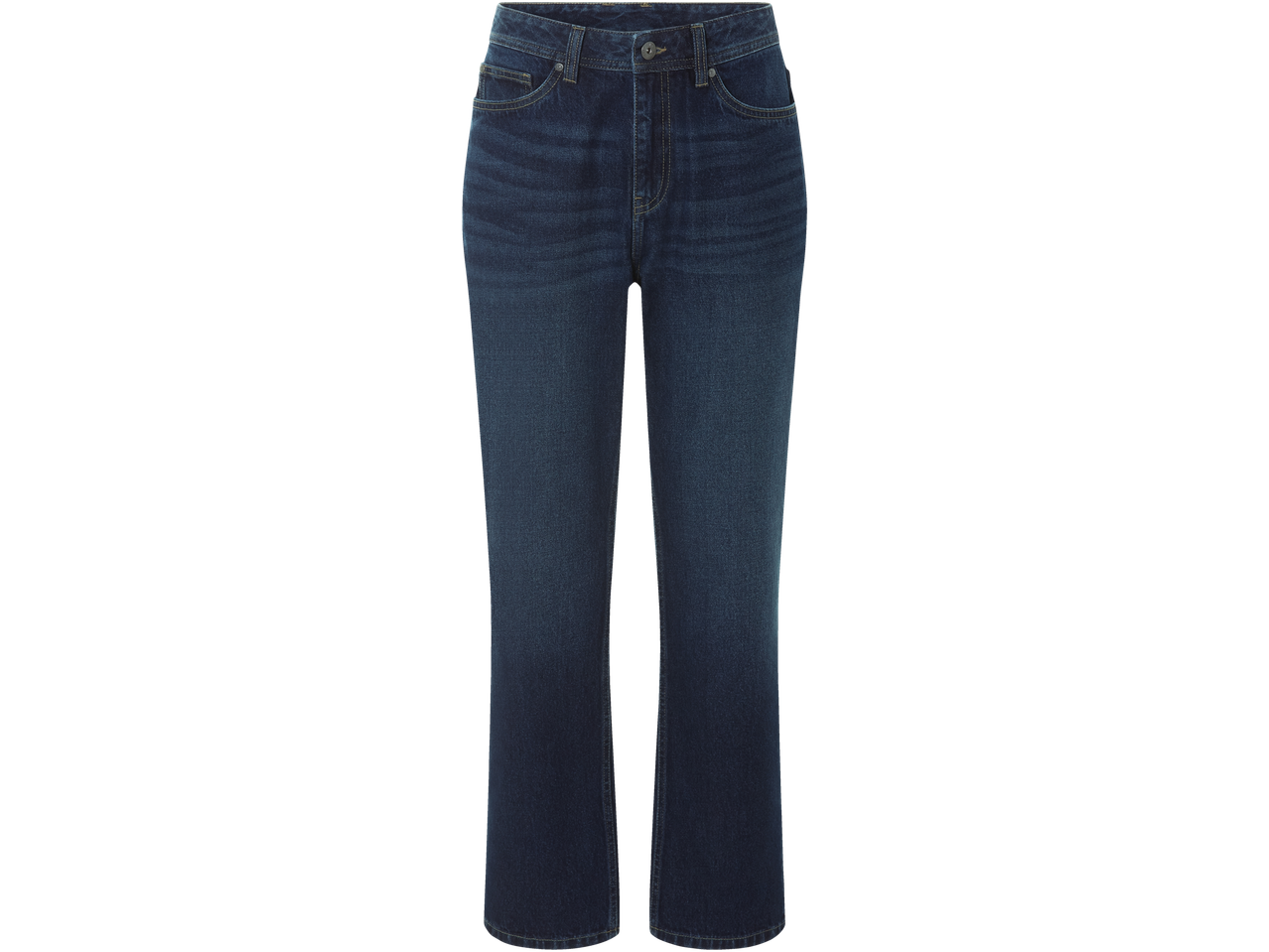 Esmara MEN 'Relaxed Fit' vīriešu džinsi no tumša džinsa.