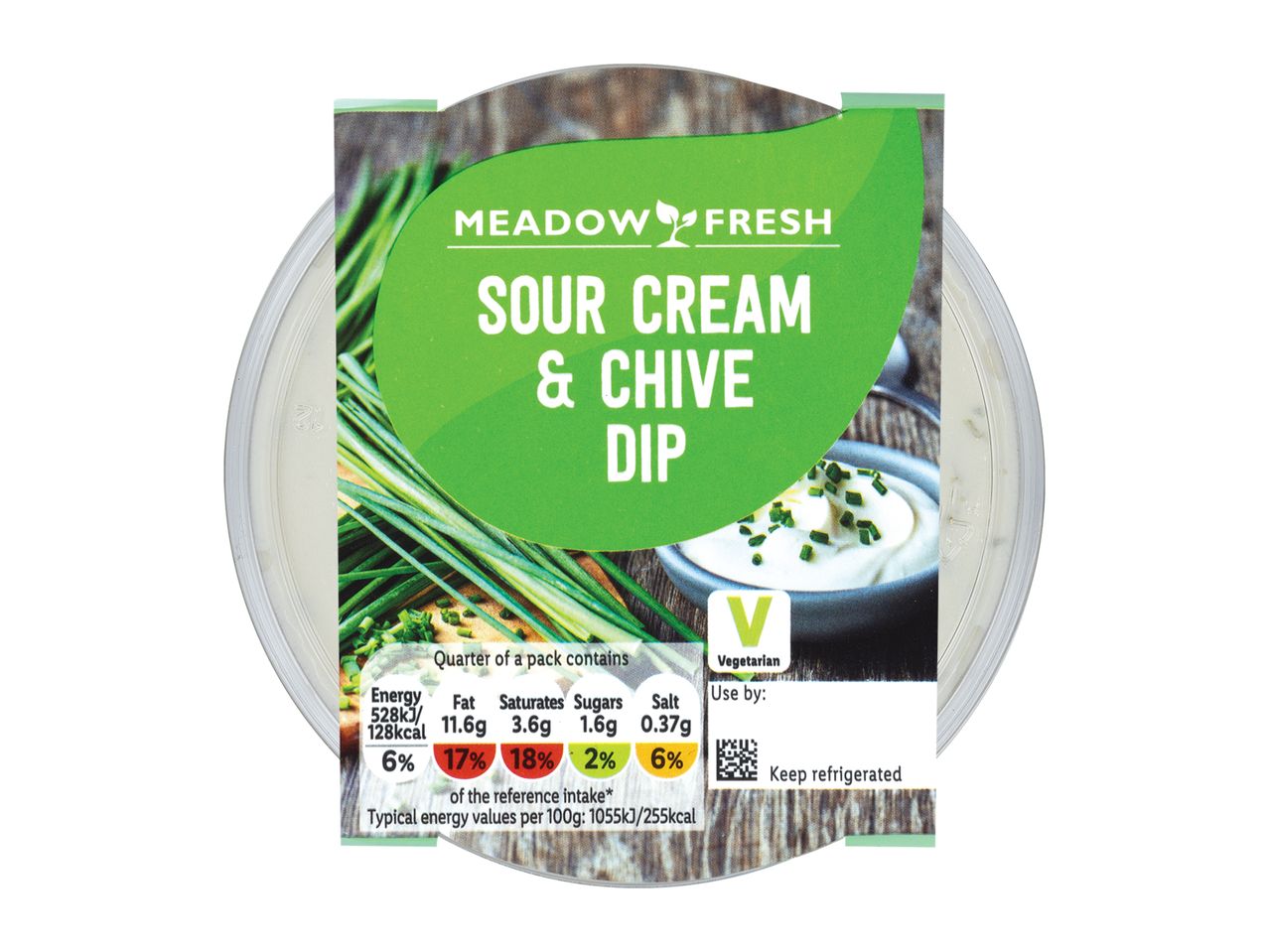 Go to full screen view: Meadow Fresh Sour Cream & Chive Dip - Image 1
