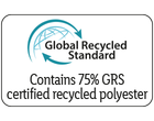 Global Recycled Standard 75% Certified Recycled Polyester