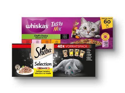 Sheba/Whiskas Katzennahrung