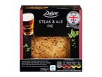 Deluxe Steak & Ale Pie: British beef pie with puff pastry.