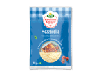 En pose revet mozzarellaost, der er god til lasagne, tærter og andre ovnretter.