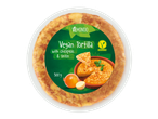 Tortilla vegana Vemondo com grão-de-bico e cebola.