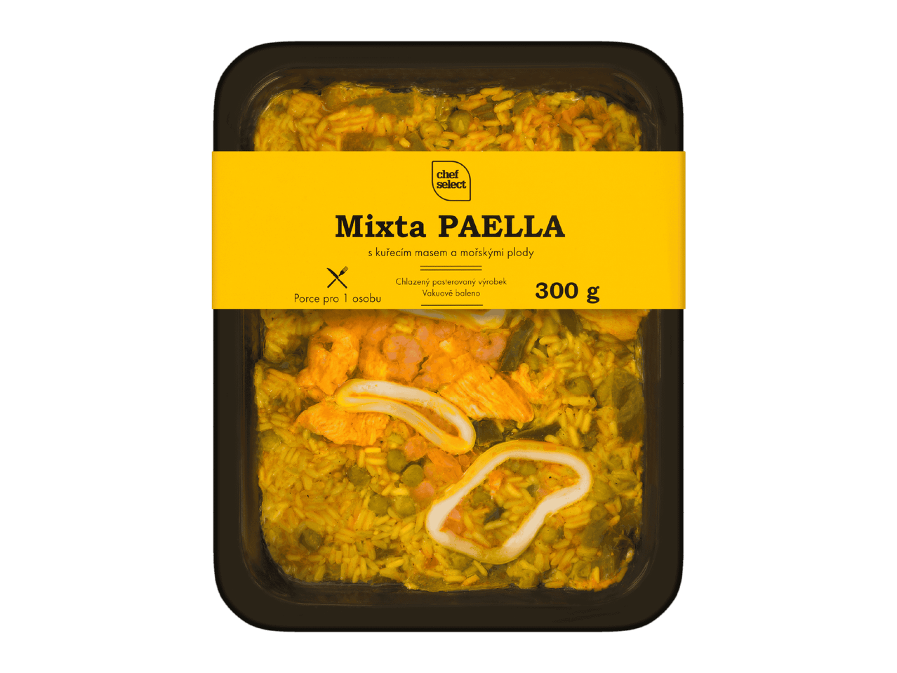 Paella s mořskými plody
