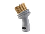 Brass bristle brush attachment for a steam cleaner