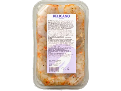 Krevetės medaus ir kanapių sėklų marinate, 1 kg