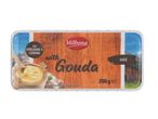 Pakiranje 200 g mlečne skute Gouda.