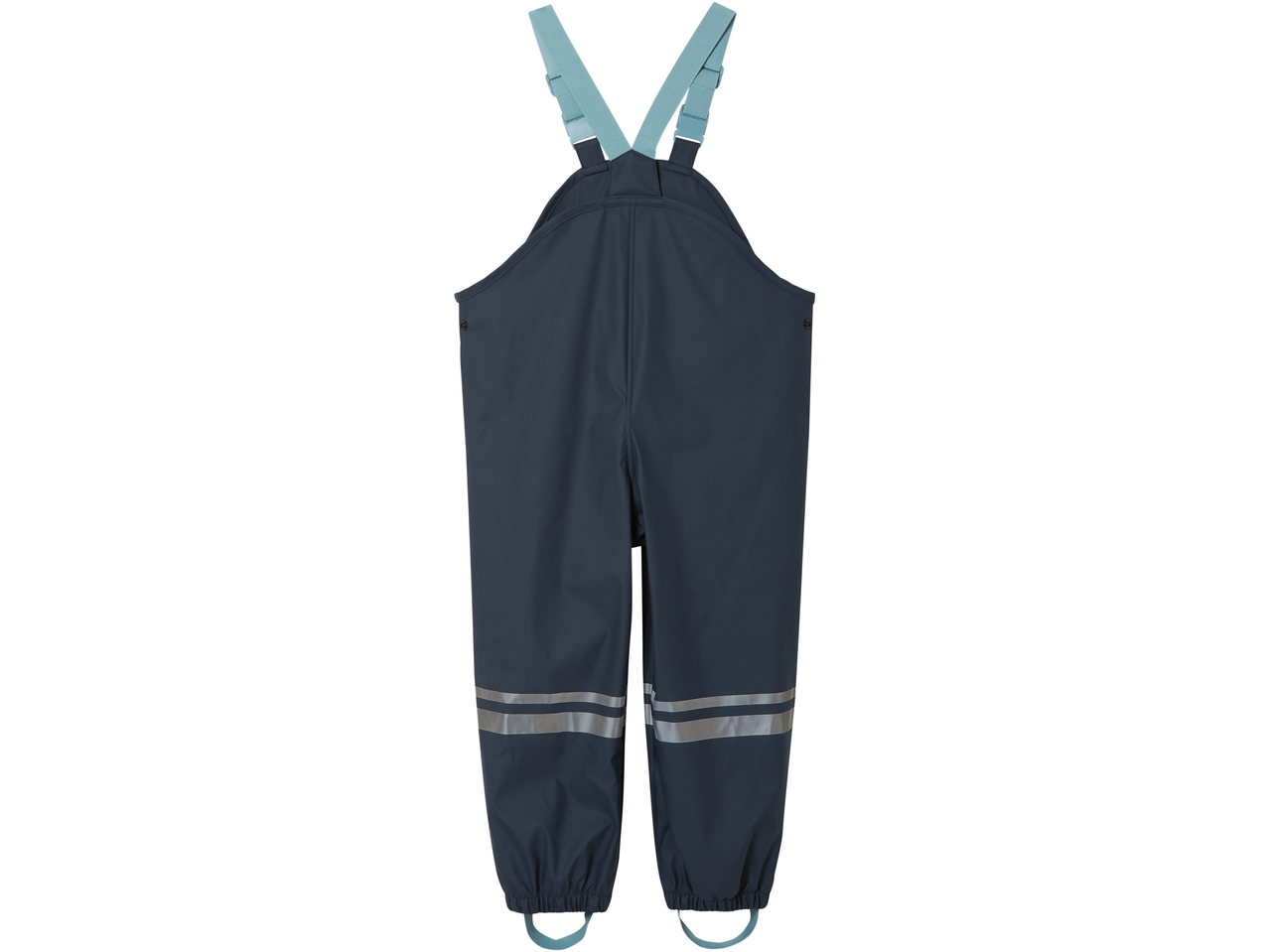 Lupilu® dark blue waterproof bib pants.