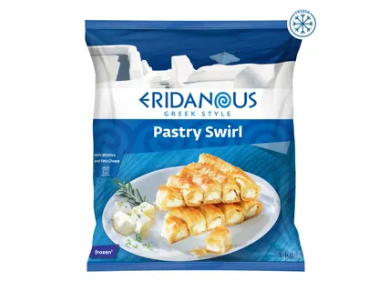 Eridanous Pastry Swirl with Myzithra and Feta 1000g £3.49 At Lidl