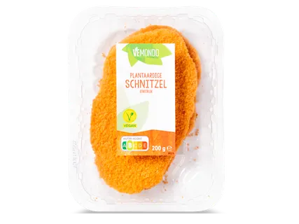 Plantaardige schnitzel of hamburger