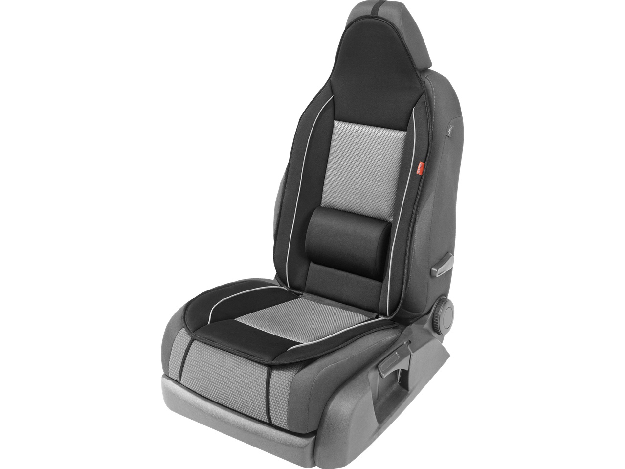 Car seat covers; modern design, comfortable padding.
