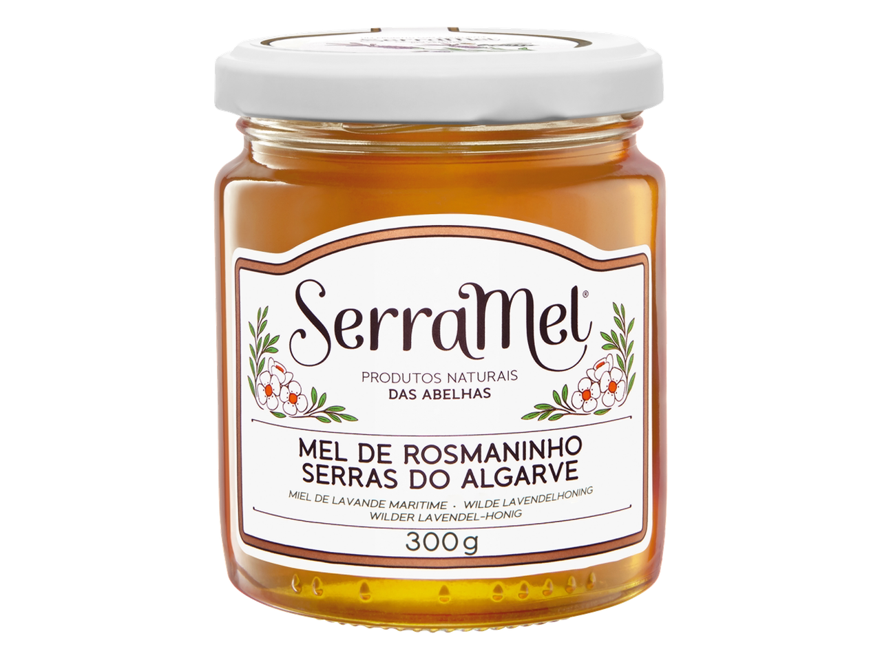 Serramel rozemarijnhoning uit de Algarve, 300g pot