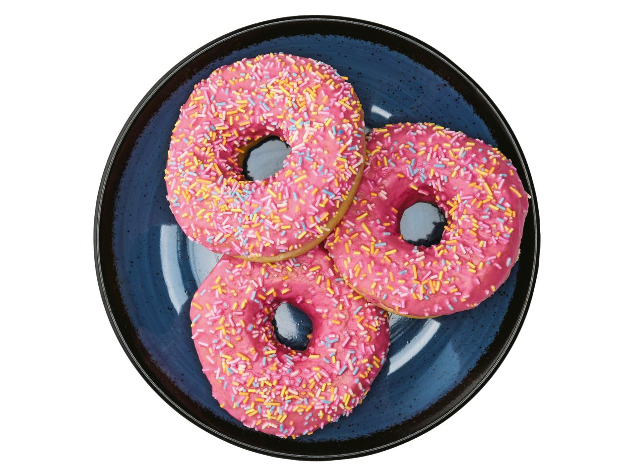 Prejsť na zobrazenie na celú obrazovku: Ružový donut s posypom – obrázok 1