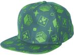 Cappellino da baseball Minecraft con stampa a tema.