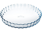Ronde PYREX® glazen bakvorm met gegolfde randen