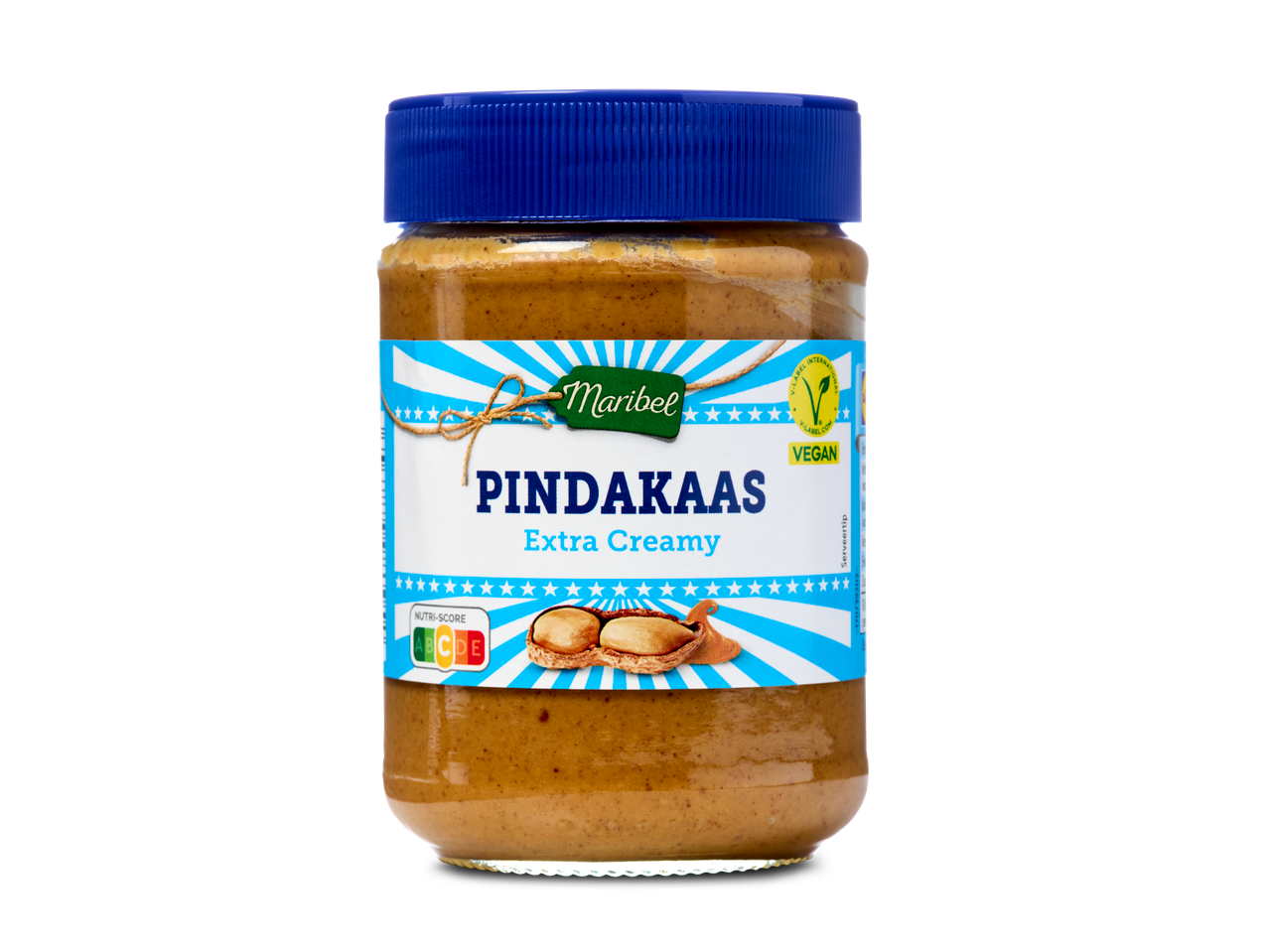 Maribel extra creamy vegan pindakaas.