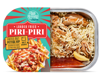 Loaded fries piri piri