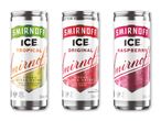 Tre Smirnoff Ice dåser: tropisk, original og hindbær.