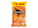 XXL-verpakking van 350g nacho cheese tortillachips met Nutri-Score C.