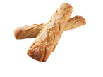 Deux baguettes croustillantes, idéales pour grignoter.