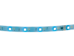 Fita de luz LED com vários componentes e marcações como 24V+, GND, C, W