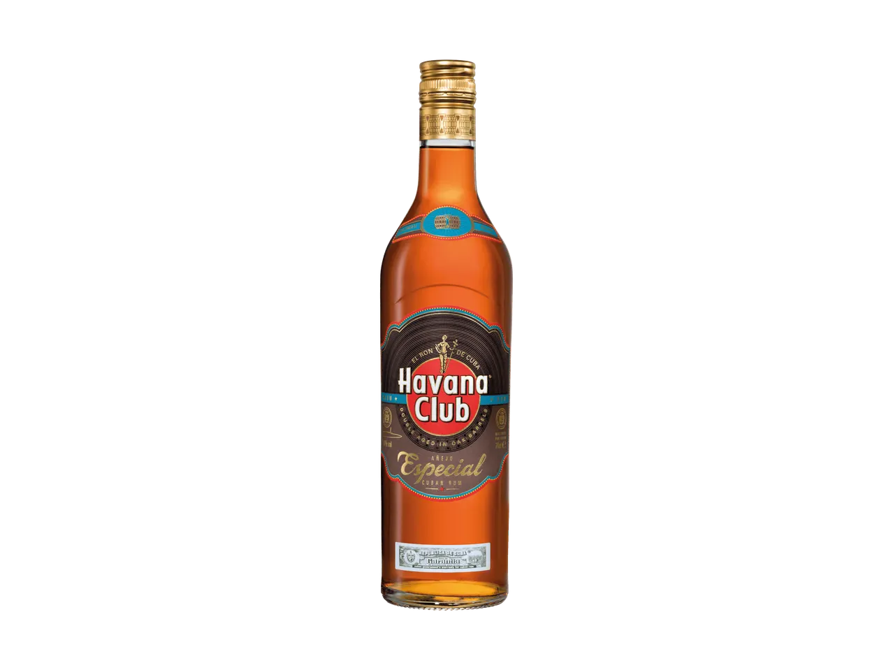 Havana Club Especial Añejo: Kubanischer Rum in einer Flasche.