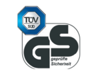 Σήμα GS, πιστοποιητικό TÜV SÜD.