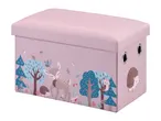 Livarno Home Pink Storage Ottoman