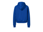 Crivit blue hoodie, back view.