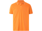 Polo portocaliu cu mâneci scurte.