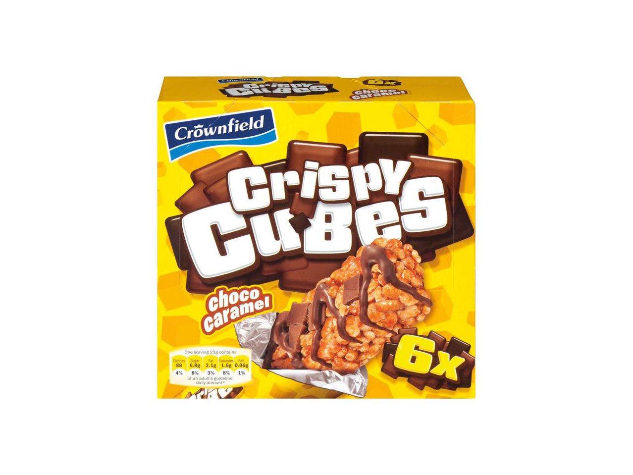 Go to full screen view: Crownfield Caramel Crispy Cubes - Image 1