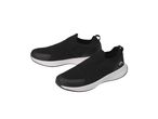 Pair of black slip-on sneakers.