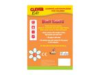 Clever Kids Brain Teasers book with mazes, pictures, and logic puzzles for children aged 8+.