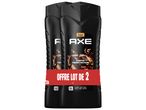 Lot de deux gels douche Axe Dark Temptation.