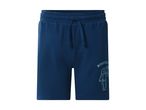 Dark blue boys' shorts with a Minecraft character graphic and 'TIME TO MINE!' text.