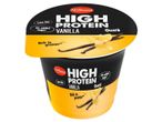 Milbona High Protein vaníliás joghurt, magas fehérjetartalommal, cukor nélkül.