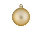 Bola de Natal dourada mate LIVARNO home