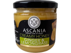Ascania kreminis medus su imbieru ir citrinžole, 250g.